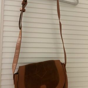 Brown Leather Crossbody Bag